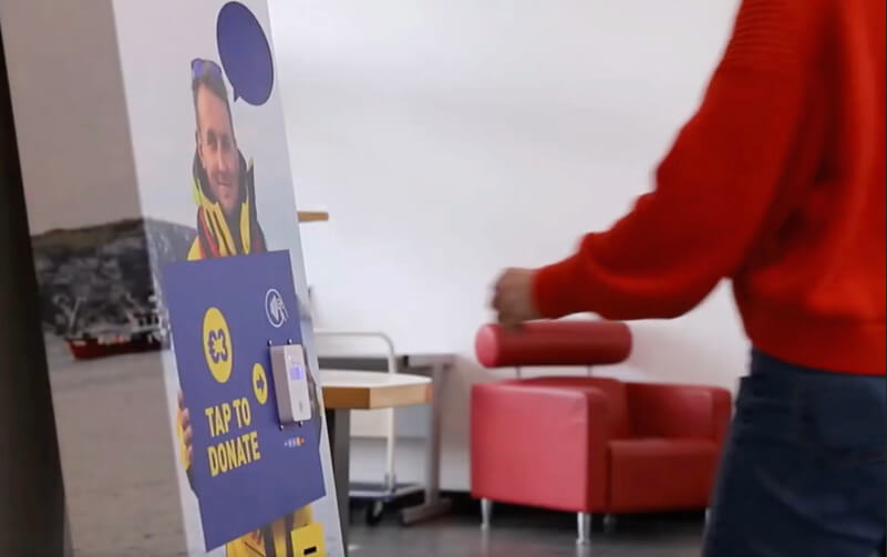 Next generation contactless fundraising with the DTV range