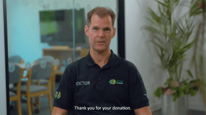 DTV thank you screen
